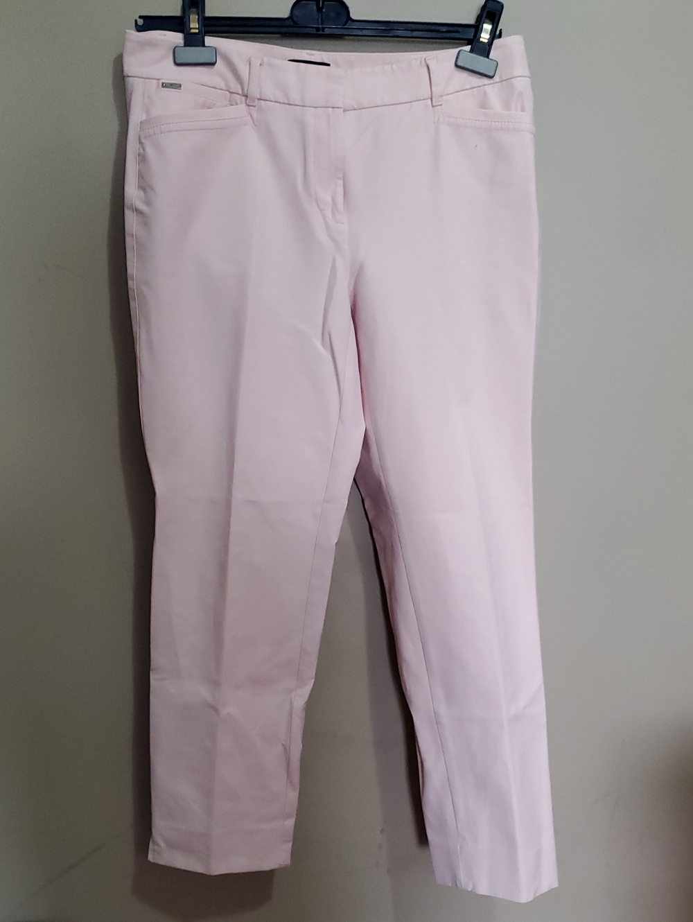 White House Black Market Light Pink Straight-Leg Women's Pants Size 6